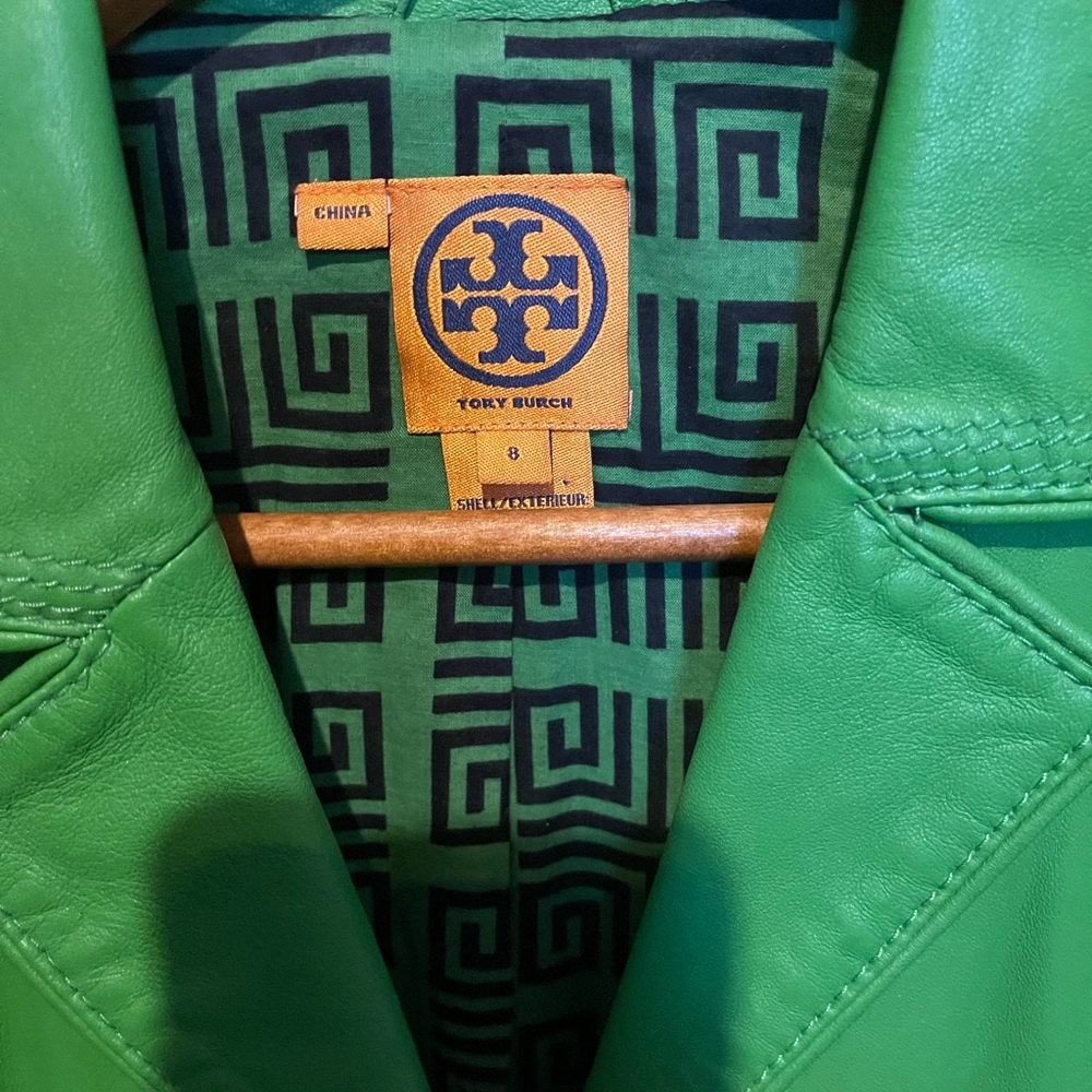 Good condition Tory Burch leather jacket - Picture 2 of 12